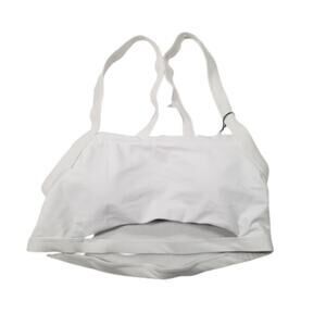 Women's Exlura White Padded No Wire Bra, Size XL, New